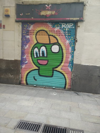 Graffiti in Barcelona - Photo by Pentabarf - barcelona, spain, character