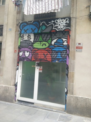 Graffiti in Barcelona - Photo by Pentabarf - barcelona, spain, character (2016)