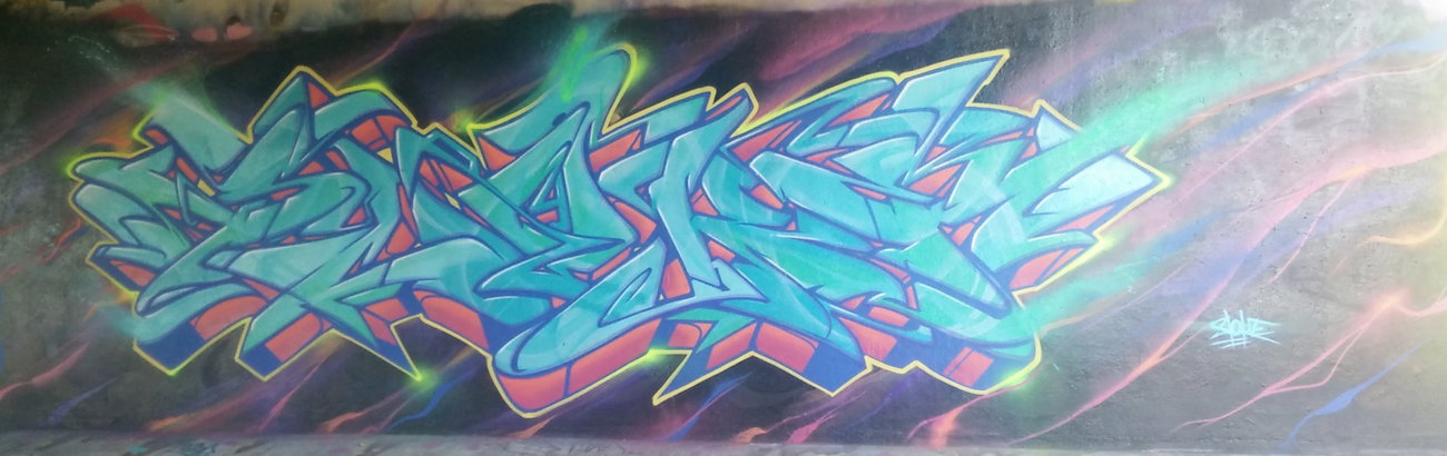 Graffiti Wall in Amsterdam - Photo by Pentabarf - amsterdam, flevopark