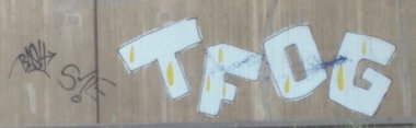 Graffiti in Erftstadt - Photo by Pentabarf - A1, Erftstadt, bash