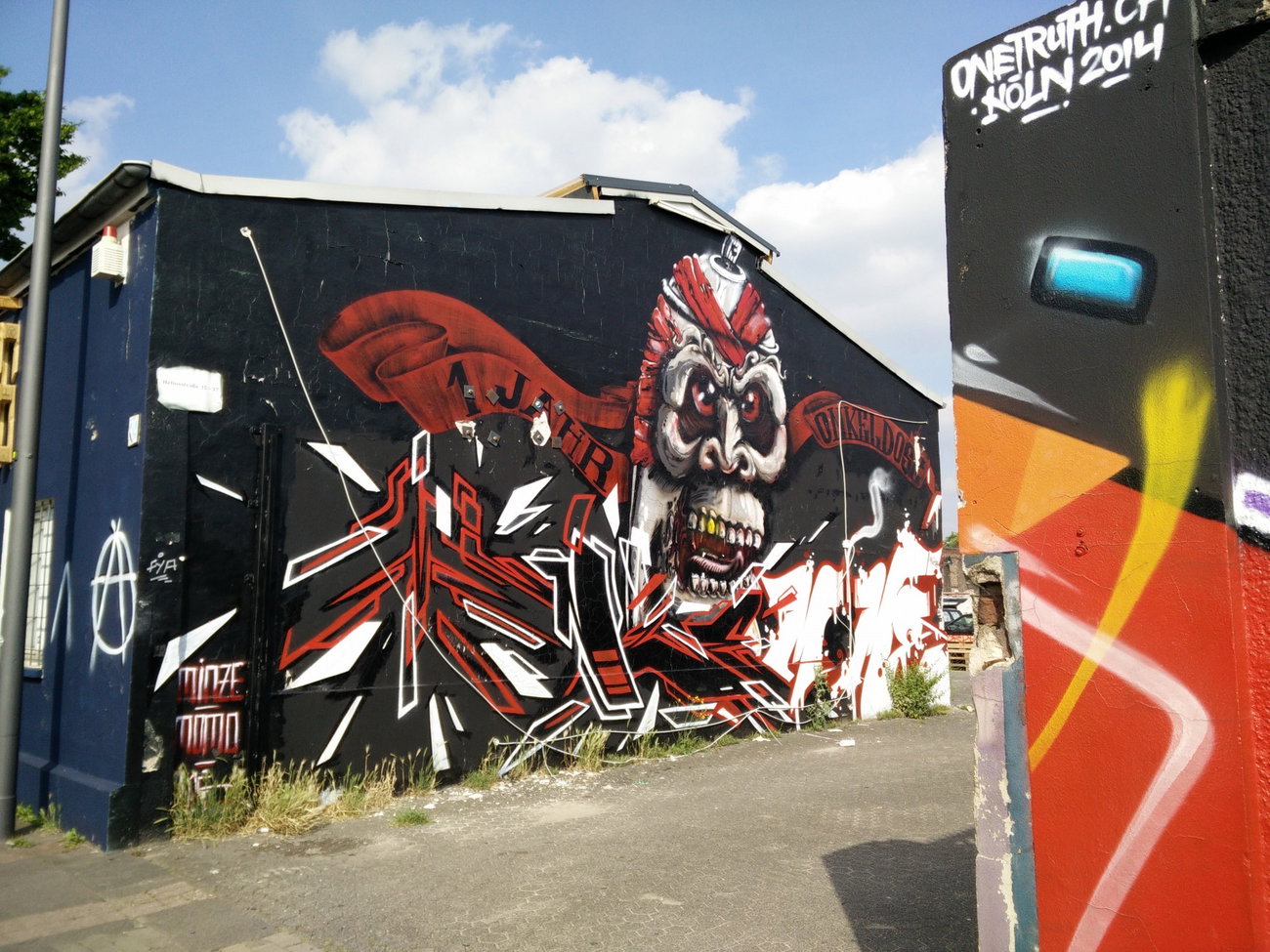 Graffiti Wall in Köln - Photo by Pentabarf - cgn, cologne, köln