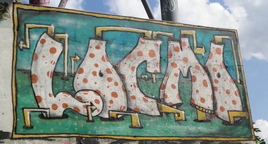 Graffiti Wall in Amsterdam - Photo by Pentabarf - amsterdam, flevopark