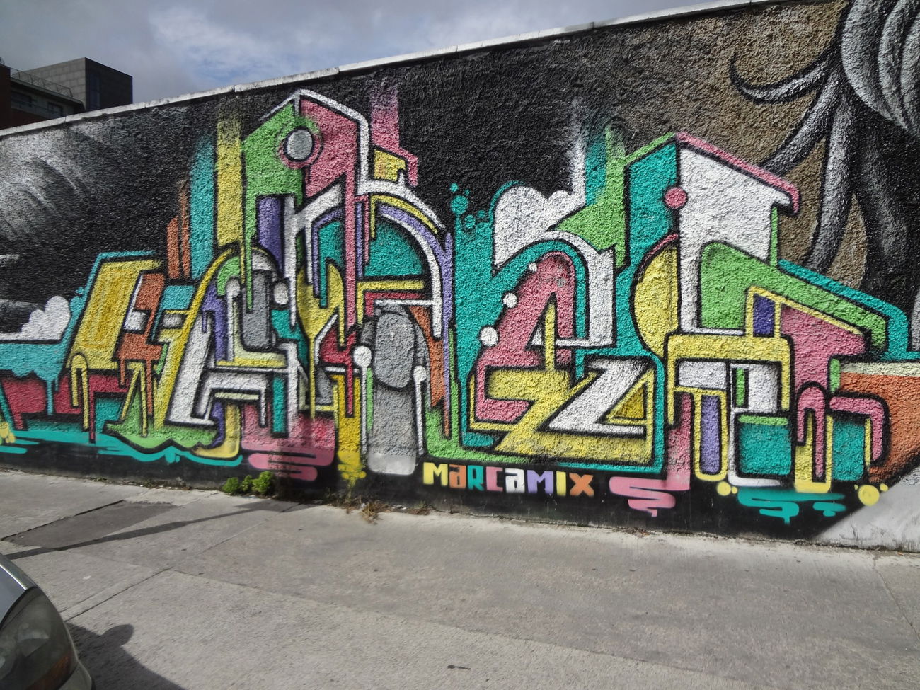 Graffiti Wall in Dublin - Photo by Pentabarf - irland, ireland, dublin