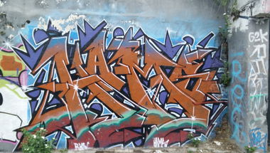 Graffiti Wall in Indonesia - Photo by Pentabarf - indonesia, indonesien, yogyakarta