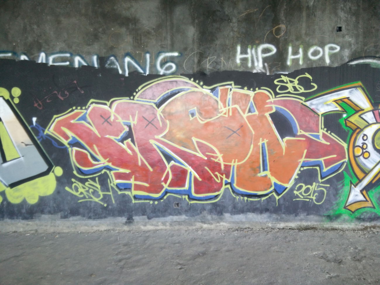 Graffiti Wall in Indonesia - Photo by Pentabarf - indonesia, indonesien, lombok (2015)
