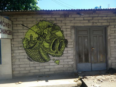 Graffiti Street Art in Indonesia - Photo by Pentabarf - indonesia, indonesien, lombok (2016)