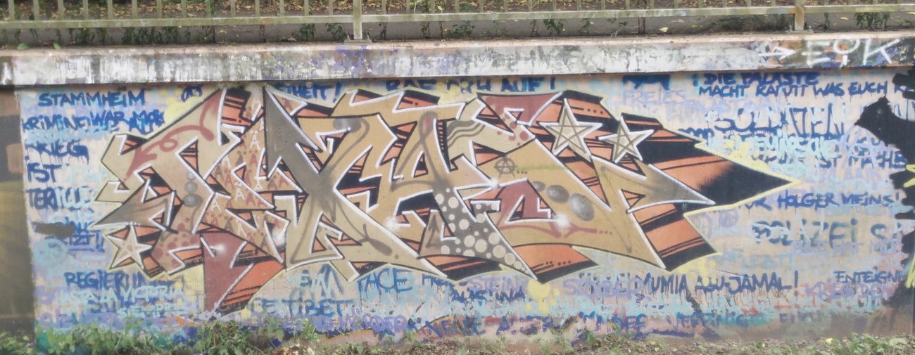 Graffiti Wall in Deutschland - Photo by Pentabarf - brühl, walloffame, Texas