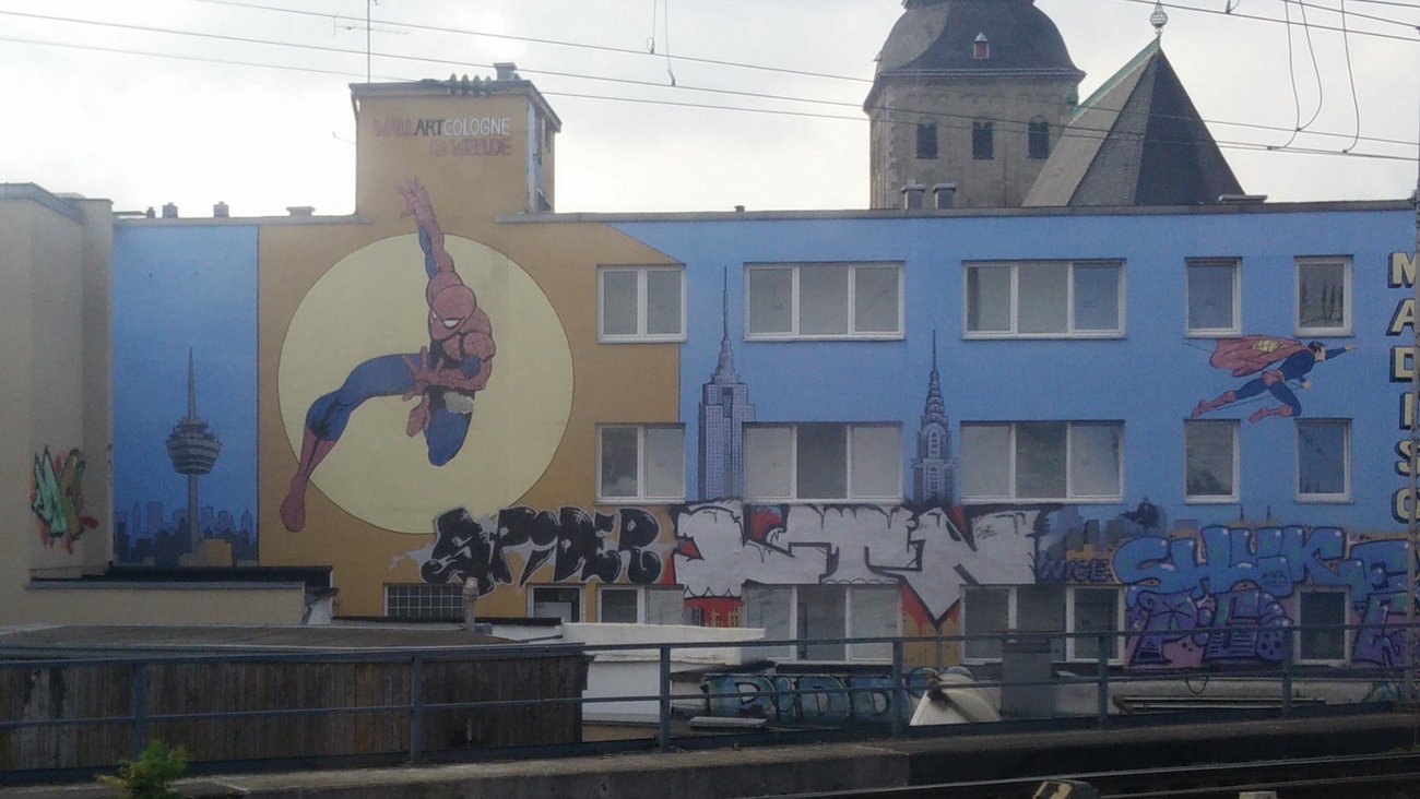 Graffiti Wall in Köln - Photo by Pentabarf - cgn, cologne, köln