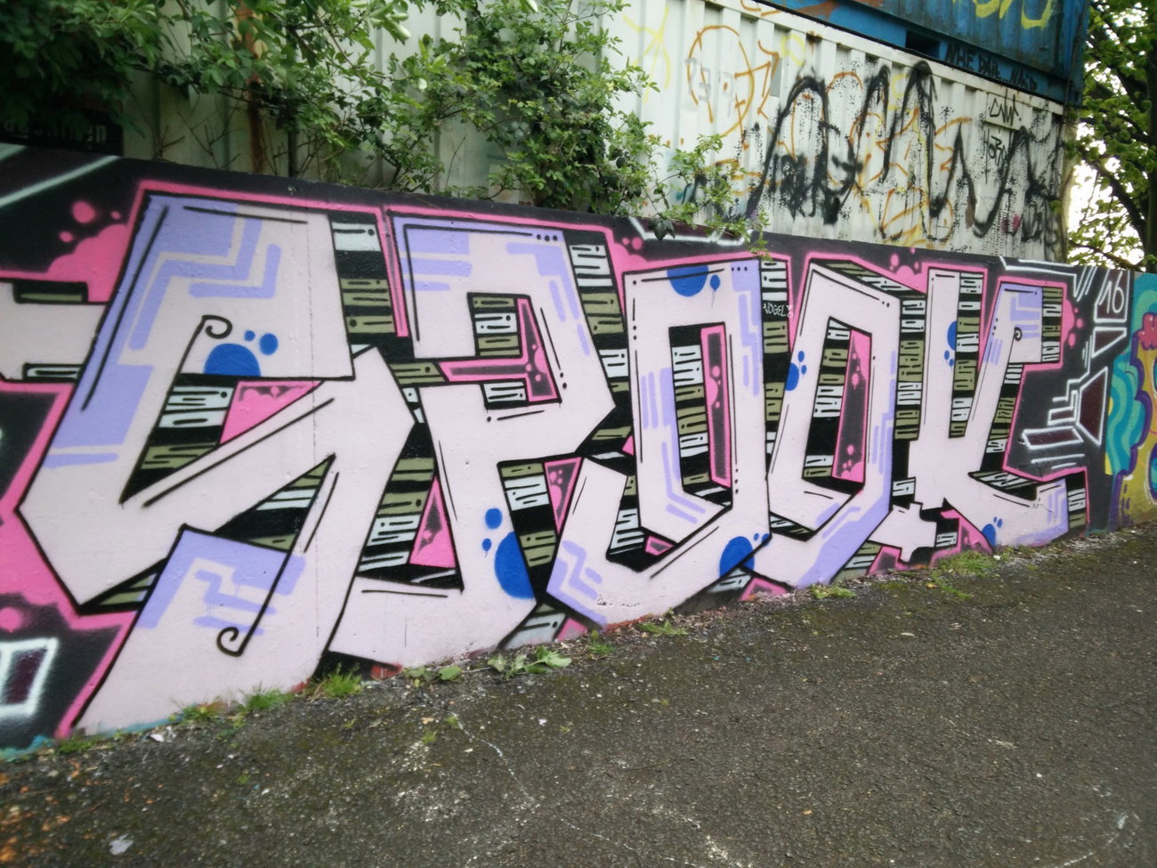 Graffiti Wall in Köln - Photo by Pentabarf - cgn, cologne, köln (2016)