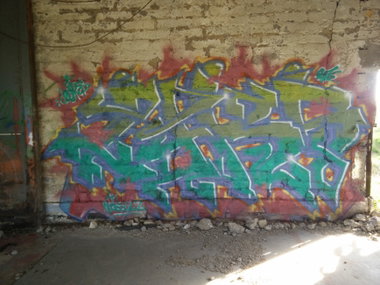 Graffiti Wall in Deutschland - Photo by Pentabarf - eifel, reetz, nikeairstation (2016)