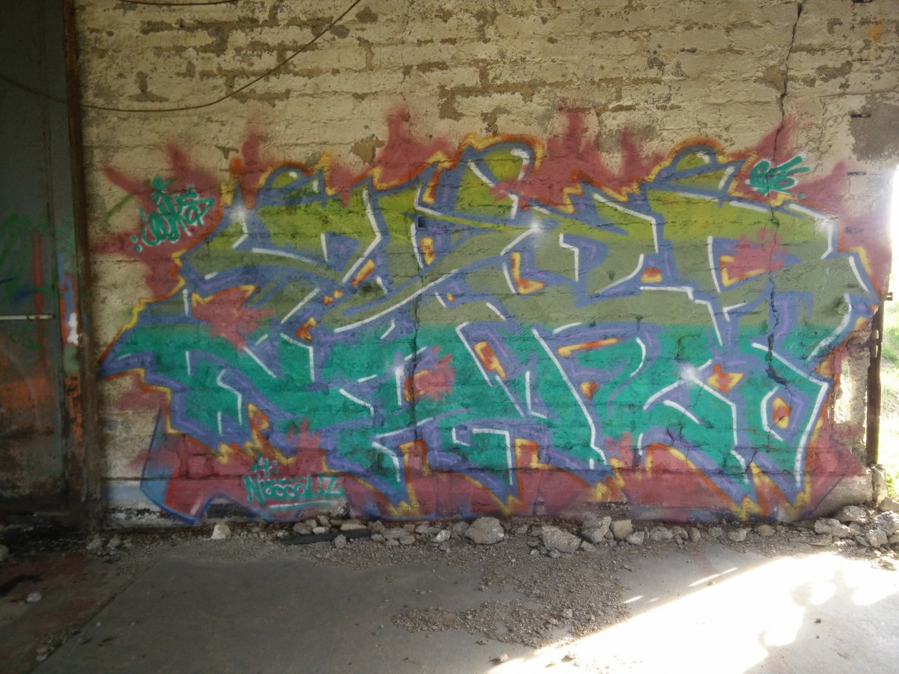 Graffiti Wall in Deutschland - Photo by Pentabarf - eifel, reetz, nikeairstation (2016)