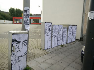 Graffiti Street Art in Köln - Photo by Pentabarf - cologne, köln, venloerstraße (2015)