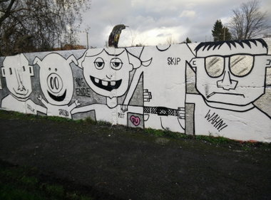 Graffiti Wall in Köln - Photo by Pentabarf - cgn, cologne, köln (2015)