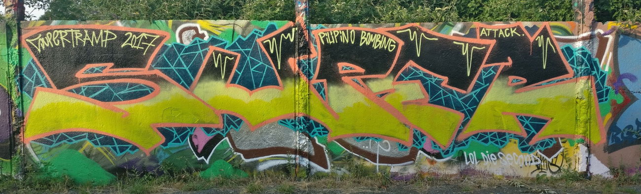 Graffiti Wall in Köln - Photo by Pentabarf - cgn, cologne, gremberg (2017)