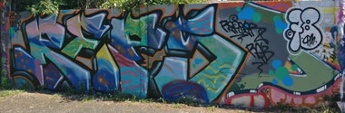 Graffiti Wall in Köln - Photo by Pentabarf - cologne, cgn, köln
