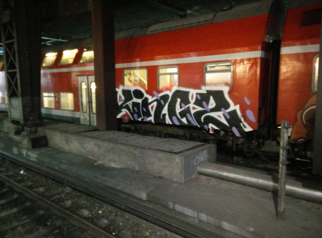 Graffiti Train - Photo by Pentabarf - Kingz, Hamburg (2015)