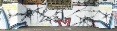 Graffiti Wall in Amsterdam - Photo by Pentabarf - amsterdam, Flevopark