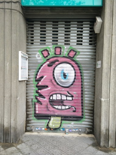 Graffiti in Barcelona - Photo by Pentabarf - Barcelona, Spanien, Spain