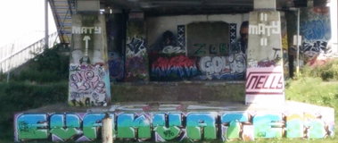 Graffiti Wall in Amsterdam - Photo by Pentabarf - amsterdam, Flevopark