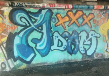Graffiti Wall in Amsterdam - Photo by Pentabarf - amsterdam, flevopark, adam