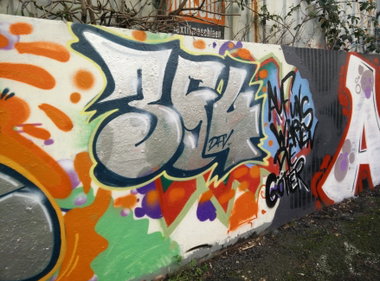 Graffiti Wall in Köln - Photo by Pentabarf - cgn, cologne, köln (2015)