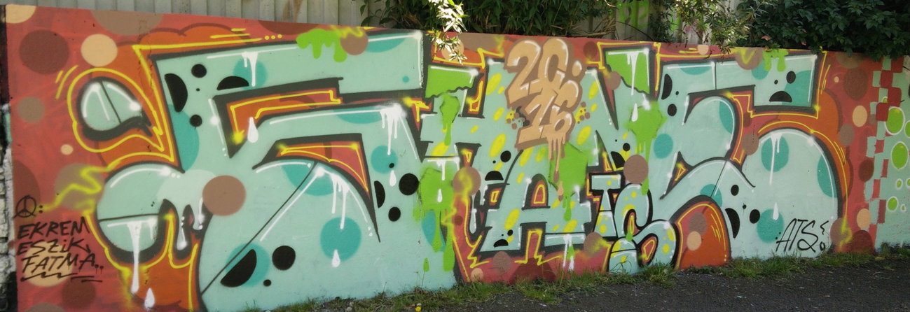 Graffiti Wall in Köln - Photo by Pentabarf - cgn, cologne, köln (2016)