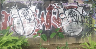 Graffiti Wall in Indonesia - Photo by Pentabarf - indonesia, indonesien, yogyakarta