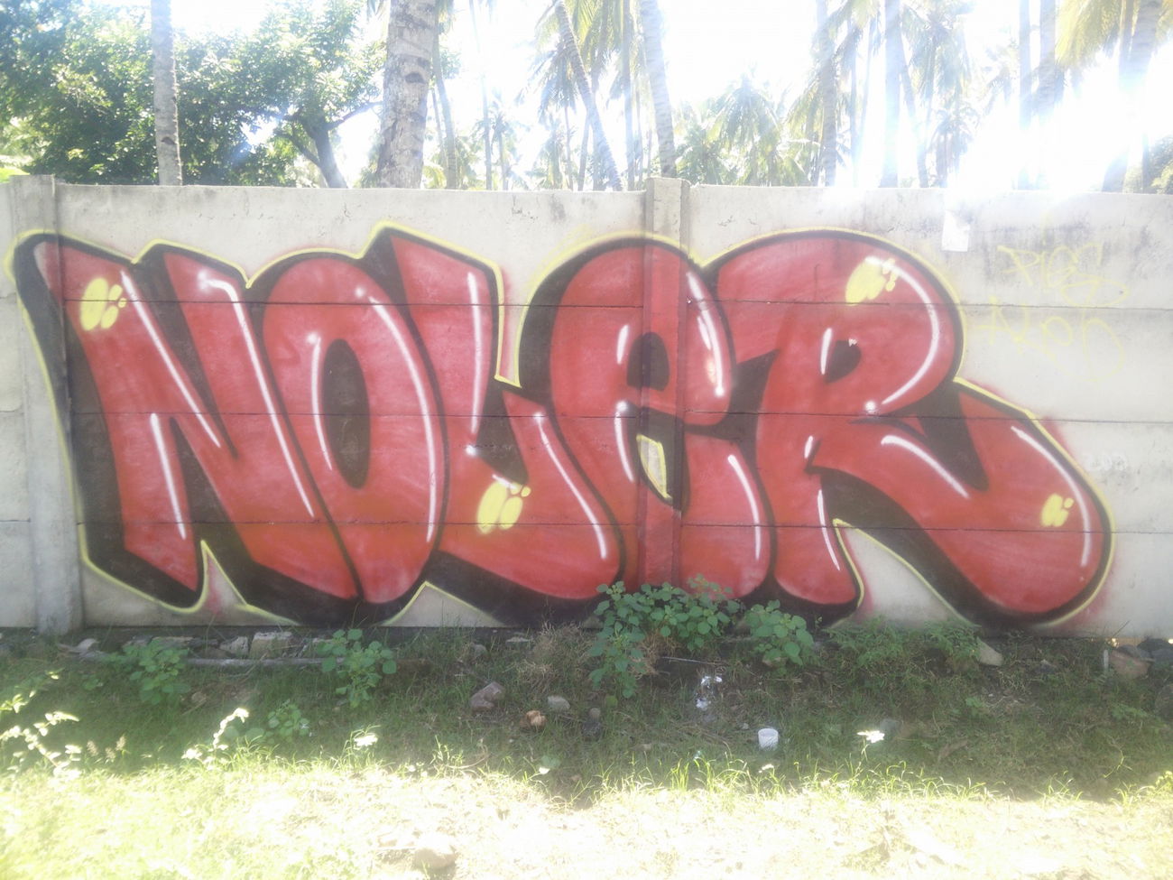 Graffiti Wall in Indonesia - Photo by Pentabarf - indonesia, indonesien, lombok