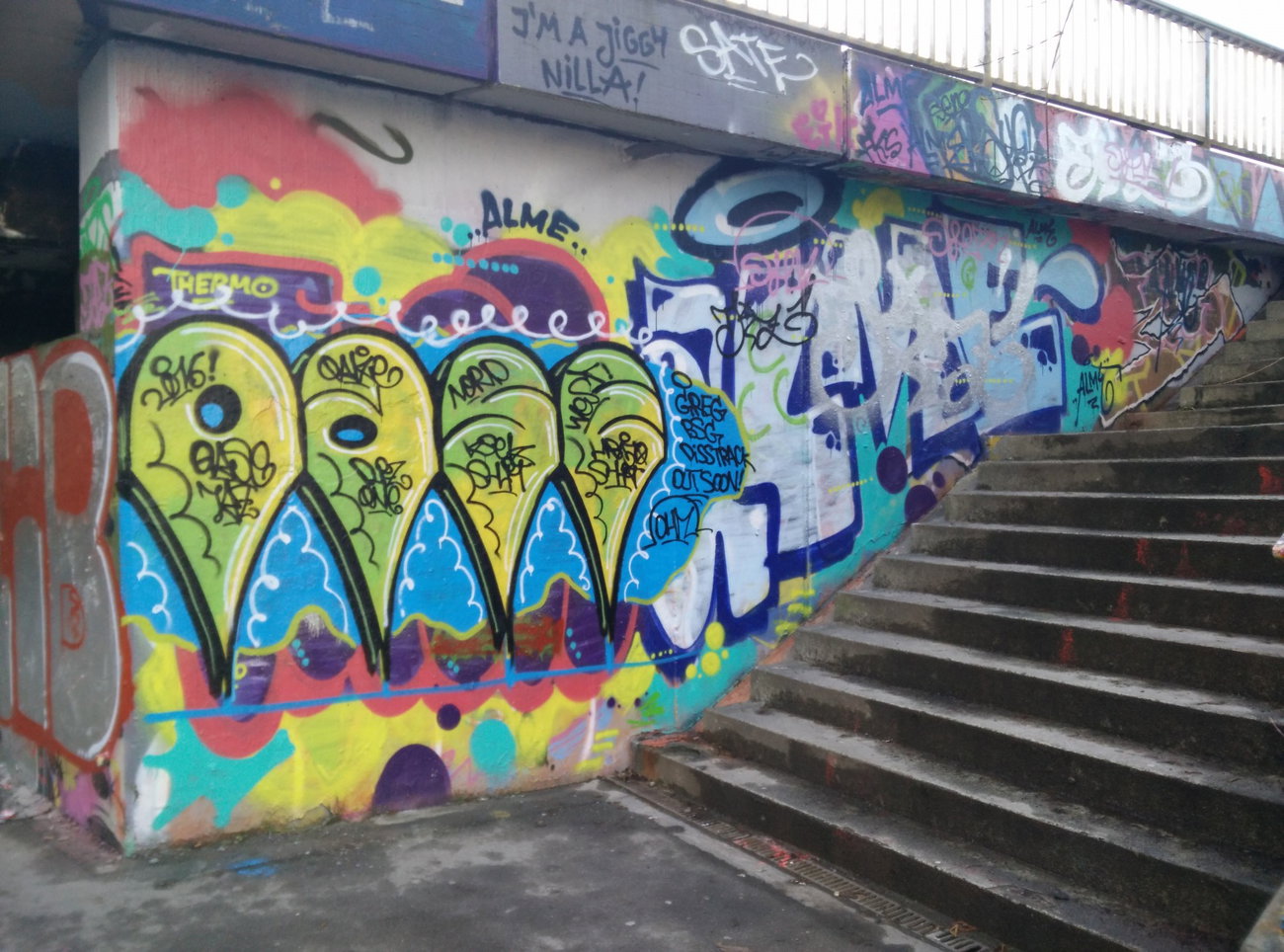 Graffiti Wall in Deutschland - Photo by Pentabarf - oase, alme, WallofFame