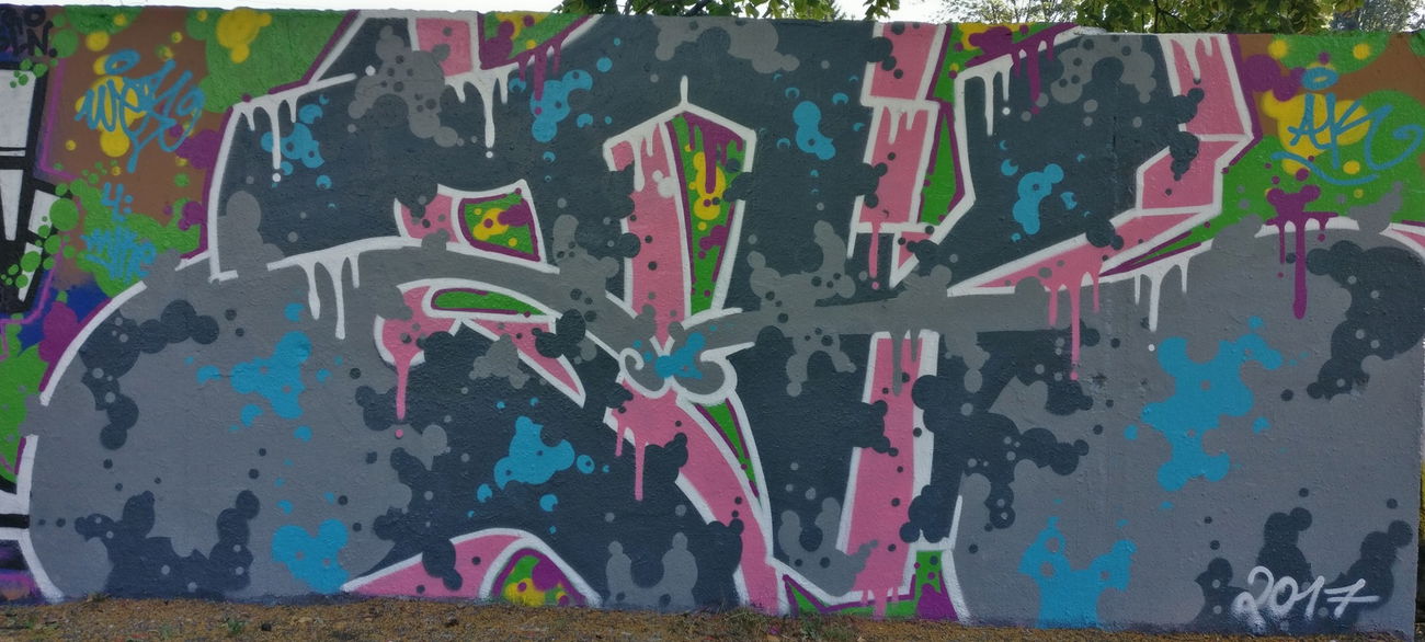 Graffiti Wall in Köln - Photo by Pentabarf - cologne, cgn, köln