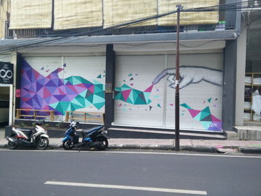 Graffiti Street Art in Indonesia - Photo by Pentabarf - indonesia, indonesien, ubud