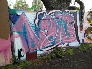 Graffiti Wall in Köln - Photo by Pentabarf - cgn, cologne, köln (2016)