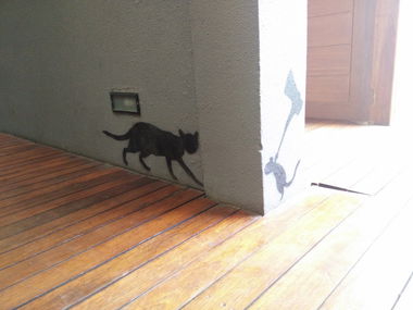 Graffiti Street Art in Kutabali - Photo by Pentabarf - indonesia, indonesien, kutabali