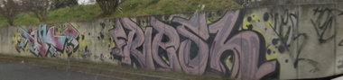 Graffiti Wall in Deutschland - Photo by Pentabarf - eifel, euskirchen, puk