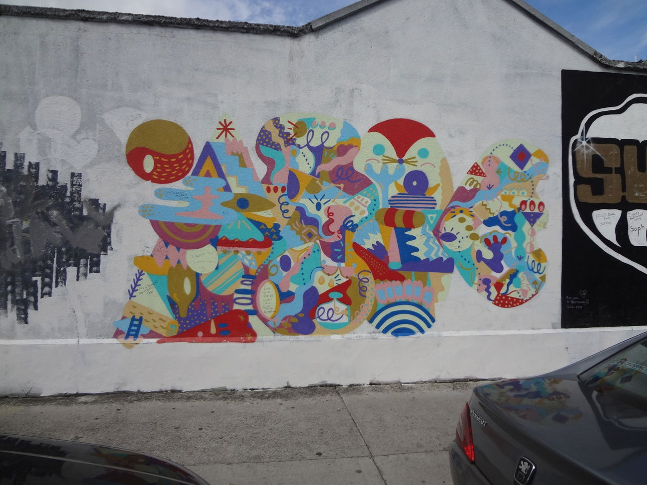 Graffiti Wall in Dublin - Photo by Pentabarf - irland, ireland, dublin