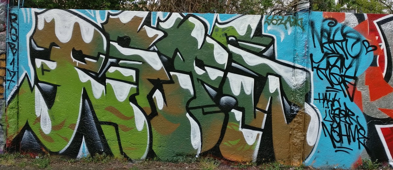 Graffiti Wall in Köln - Photo by Pentabarf - cologne, cgn, köln (2017)