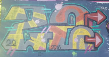 Graffiti in Amsterdam - Photo by Pentabarf - amsterdam, flevopark, 22 (2016)