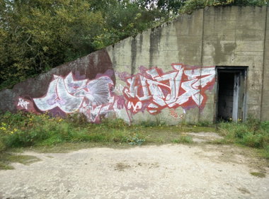 Graffiti in Deutschland - Photo by Pentabarf - L5, Walfone, Eifel