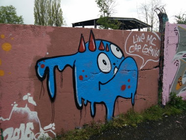 Graffiti Wall in Köln - Photo by Pentabarf - cgn, cologne, köln (2016)