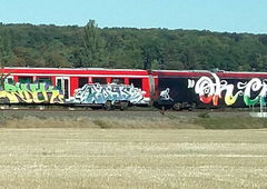 Graffiti Train - Photo by Pentabarf - zink, roys, oh (2018)