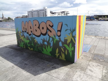 Graffiti Wall in Dublin - Photo by Pentabarf - irland, ireland, dublin