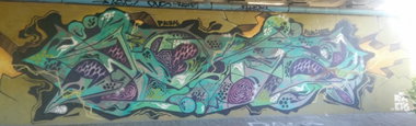 Graffiti Wall in Amsterdam - Photo by Pentabarf - amsterdam, flevopark