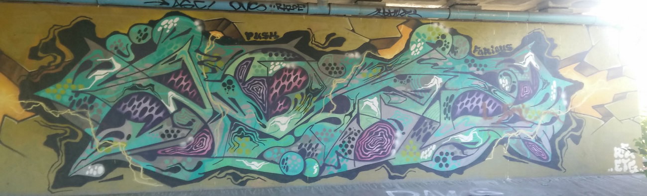 Graffiti Wall in Amsterdam - Photo by Pentabarf - amsterdam, flevopark