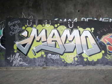 Graffiti Wall in Indonesia - Photo by Pentabarf - indonesia, indonesien, lombok (2016)