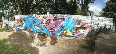 Graffiti Wall in Köln - Photo by Pentabarf - cgn, köln, cologne (2015)