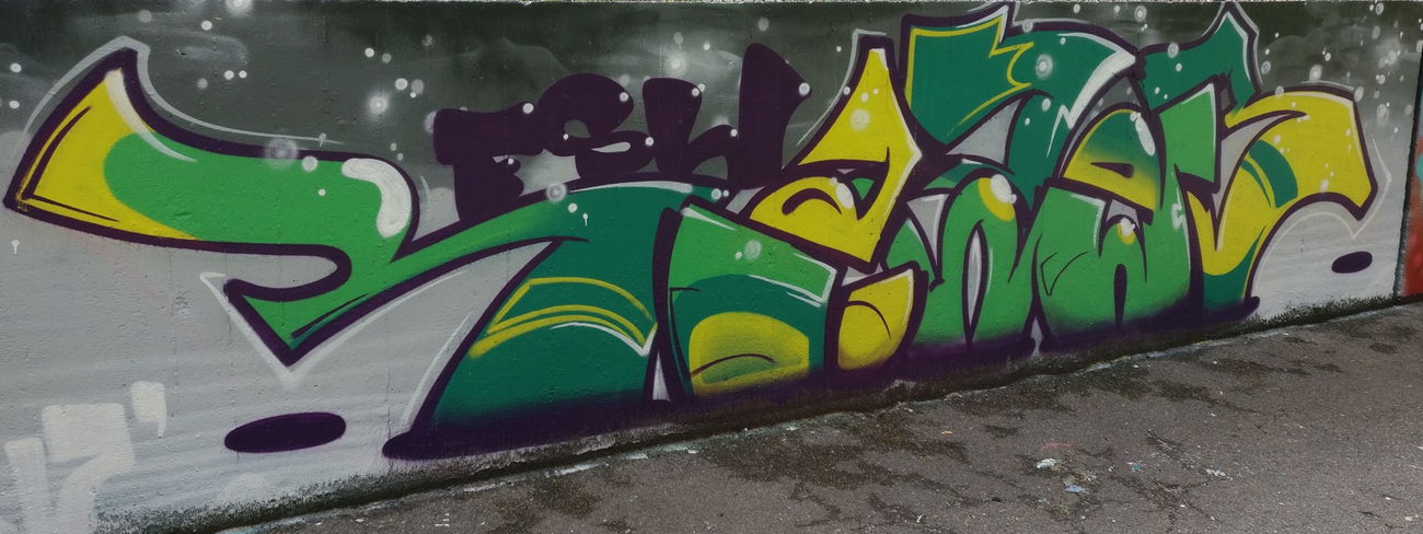 Graffiti Wall in Augsburg - Photo by Pentabarf - augsburg (2017)