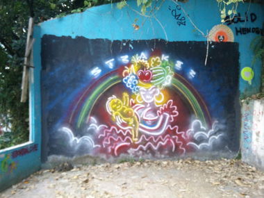 Graffiti Street Art in Indonesia - Photo by Pentabarf - indonesia, indonesien, ubud