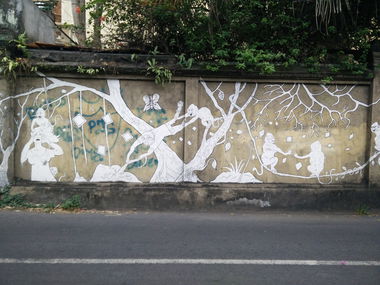 Graffiti Street Art in Indonesia - Photo by Pentabarf - indonesia, indonesien, ubud
