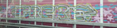 Graffiti Bombing - Photo by Pentabarf - A5, freke