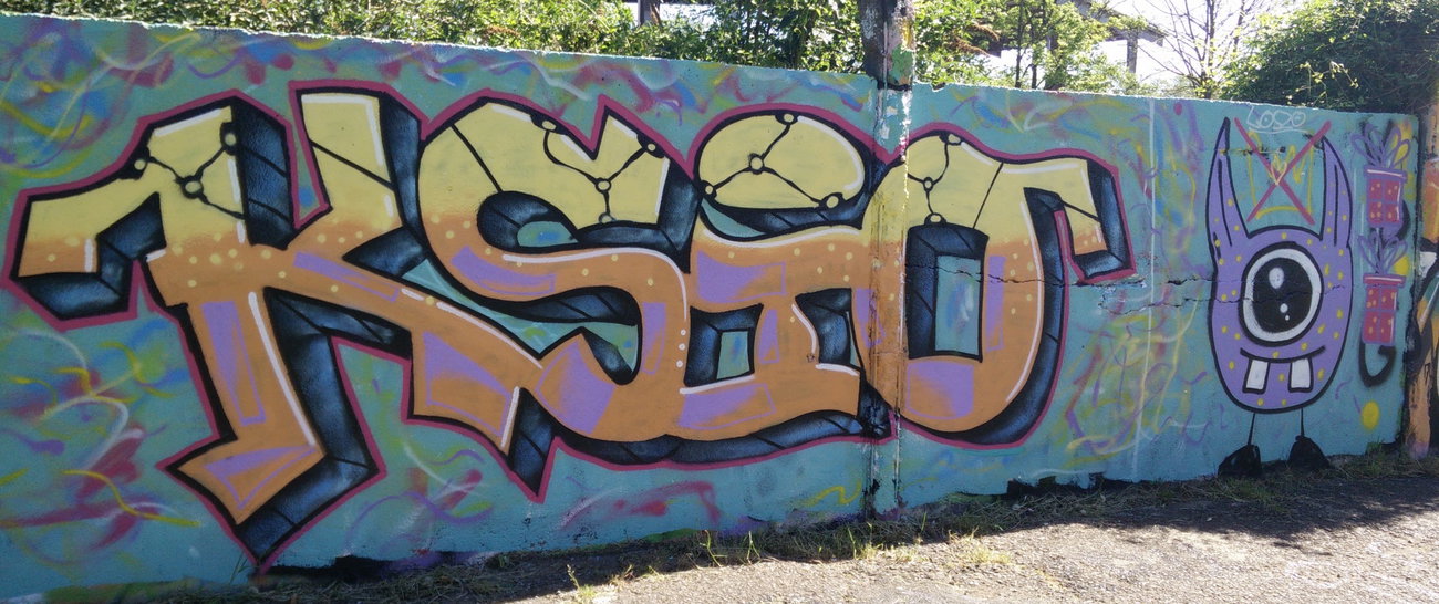 Graffiti Wall in Köln - Photo by Pentabarf - cgn, cologne, köln (2016)